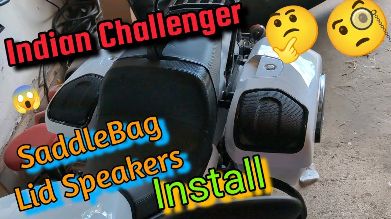 Indian Challenger Saddle Bag Lid Powerband Speaker Install (chieftain/ roadmaster / pursuit)