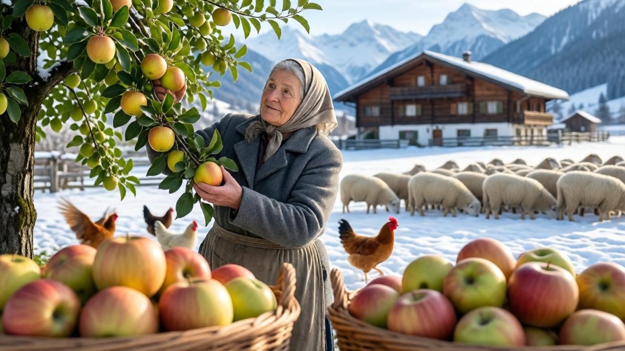 Peaceful Countryside Farm Life &ndash; Traditional Cooking, Apple Picking & Sheep Raising