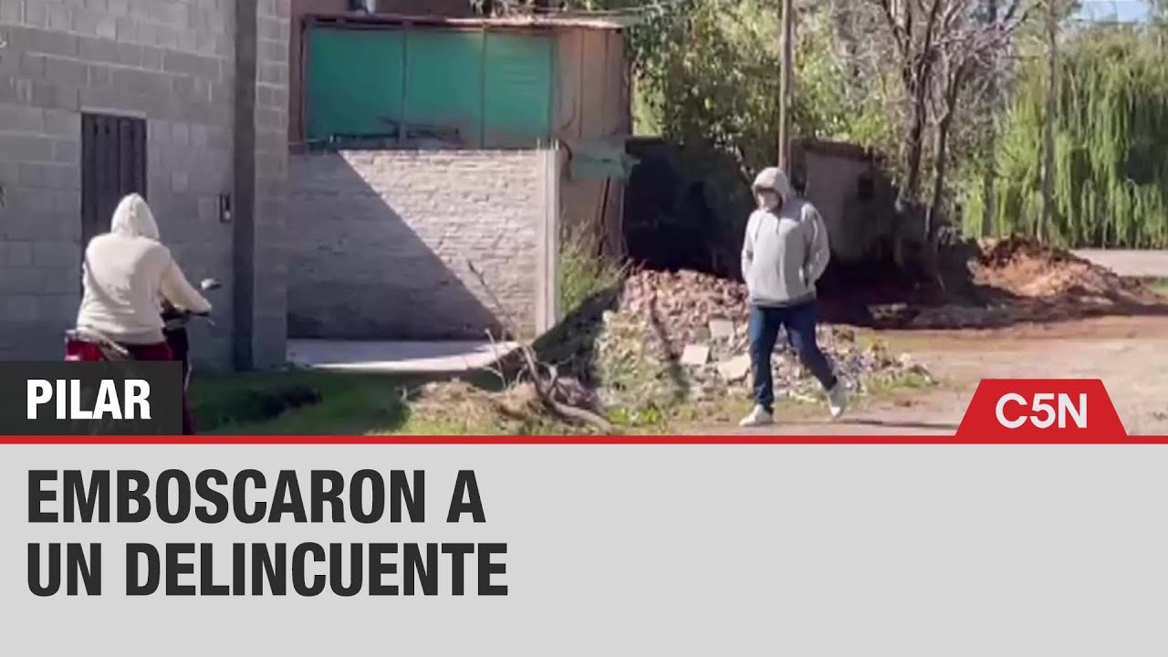 La POLICÍA EMBOSCÓ a un DELINCUENTE