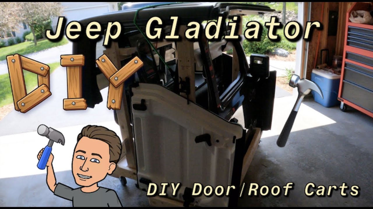 Jeep Gladiator - DIY Door / Roof Carts