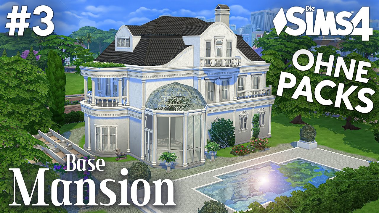 Die Sims 4 Haus bauen ohne Packs | Base Mansion #3: Grundriss (deutsch)