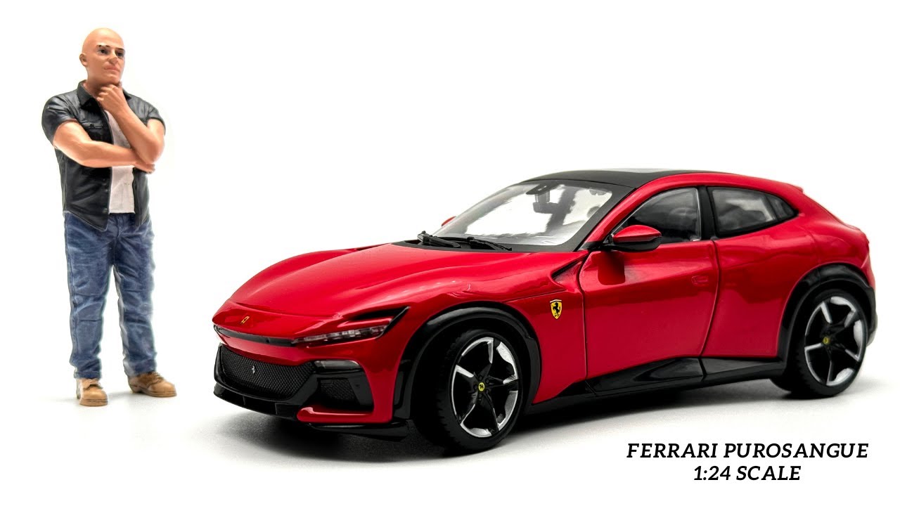 Unboxing Ferrari Purosangue 1:24 Licensed Scale Model | Bburago