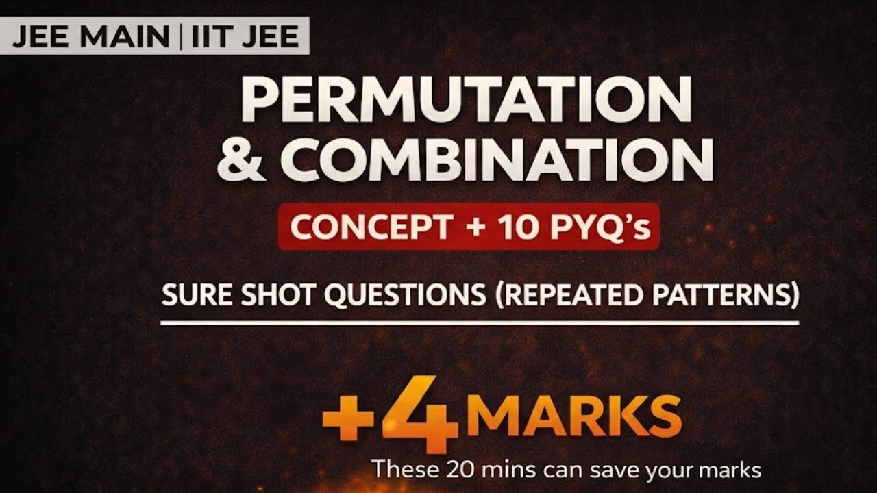 NTA’s favourite P&C Patterns | Your Competitors Will Skip This | +4 Marks | JEE Main 2026