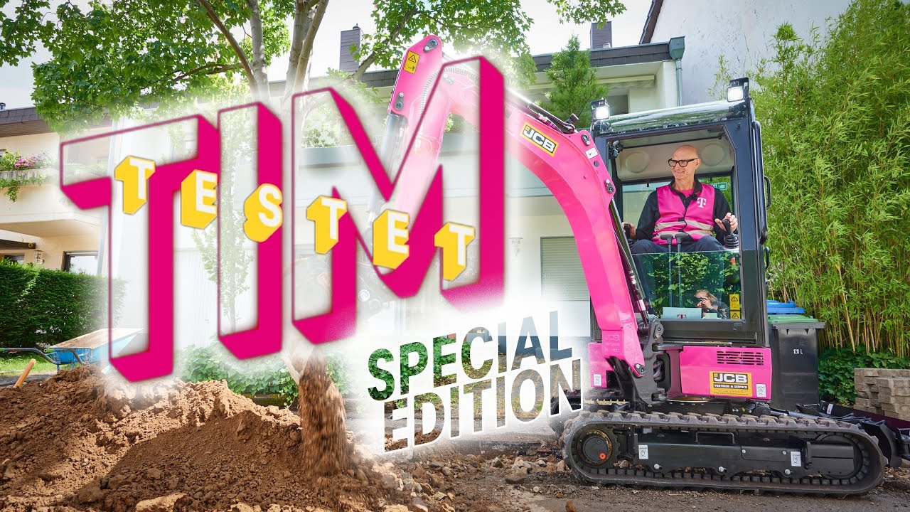 Tim testet den Glasfaserausbau