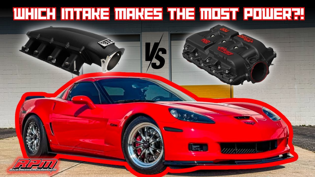 Best LS7 Intake Manifold Test!! Stock/Ported MSD/ BTR Trinity