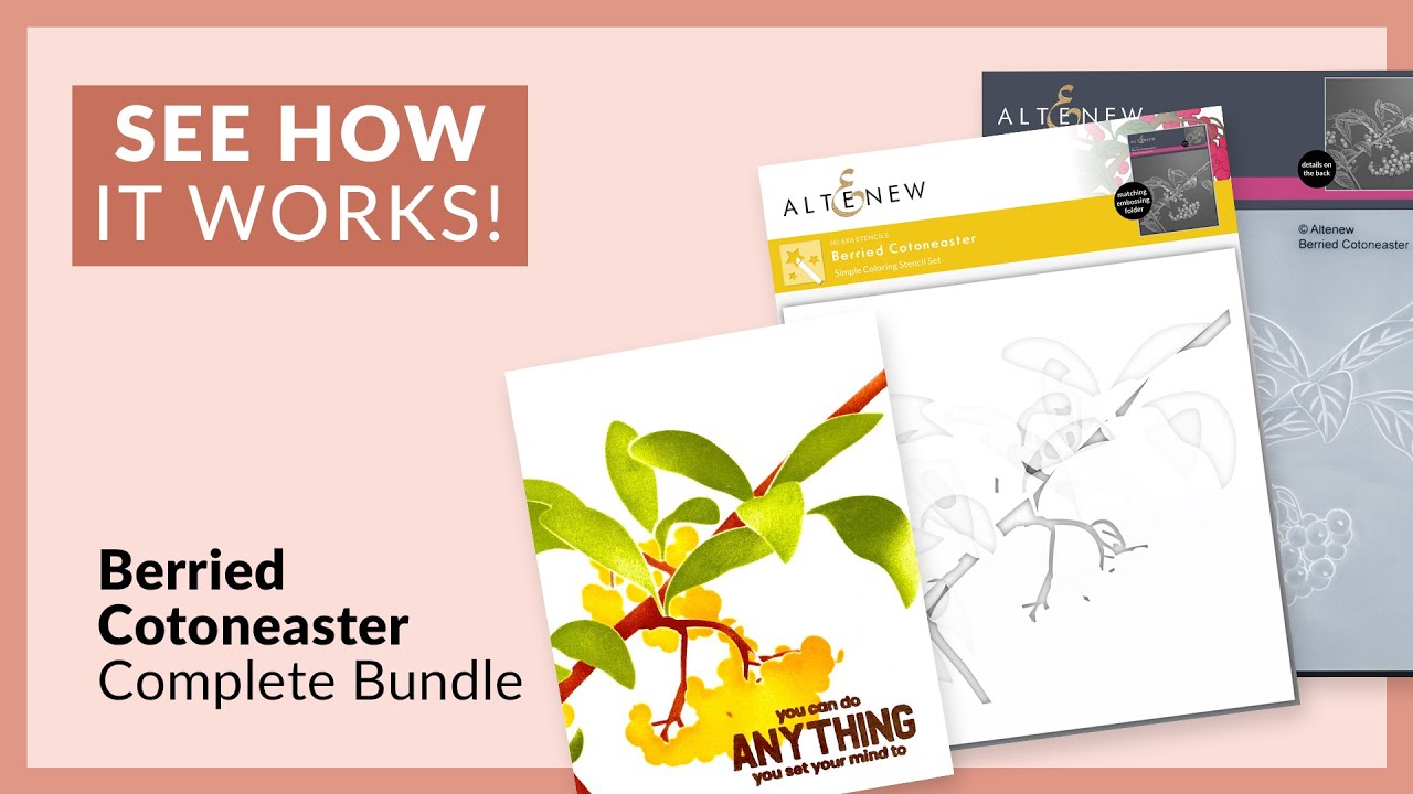 Add Berried Cotoneasters to Your Crafting Projects with This Stamping & Layering Set