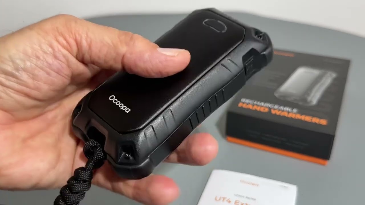 Ocoopa UT4 Extreme - Handw&auml;rmer mit 10.000 mAh inkl. Powerbank Funktion und Taschenlampe