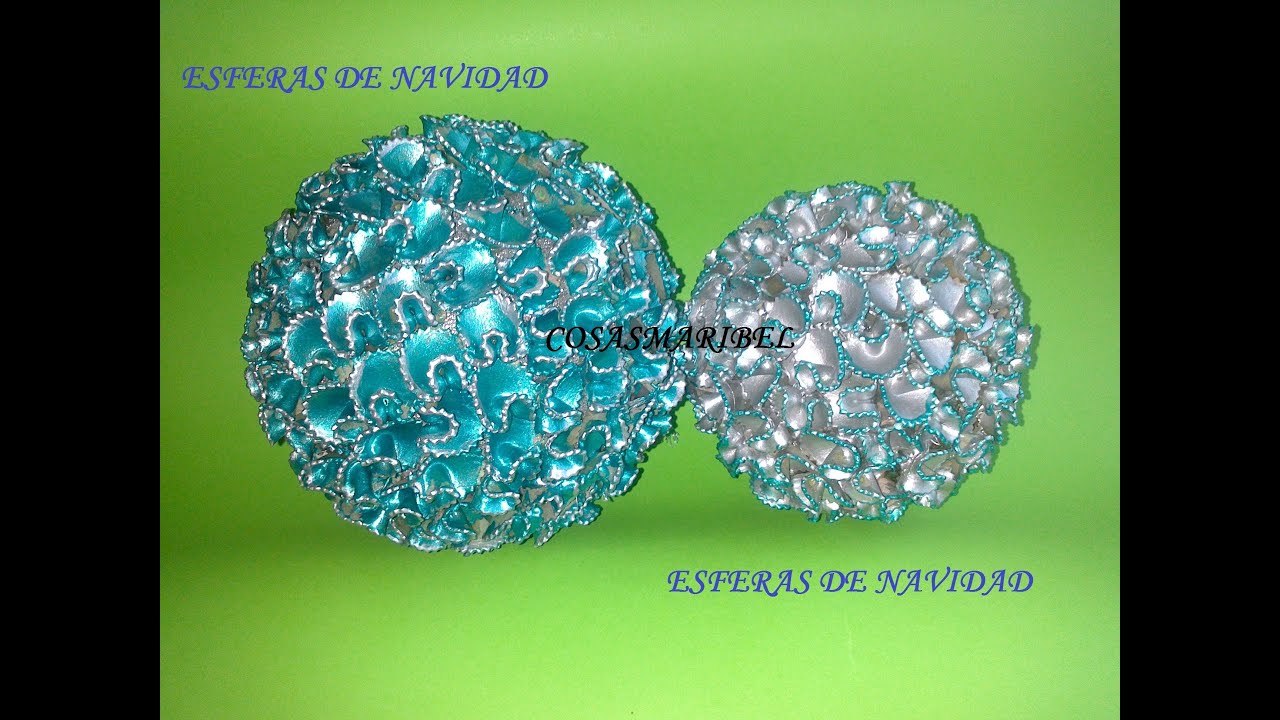 Adorno navideño;Esfera hecha con pasta alimenticia.