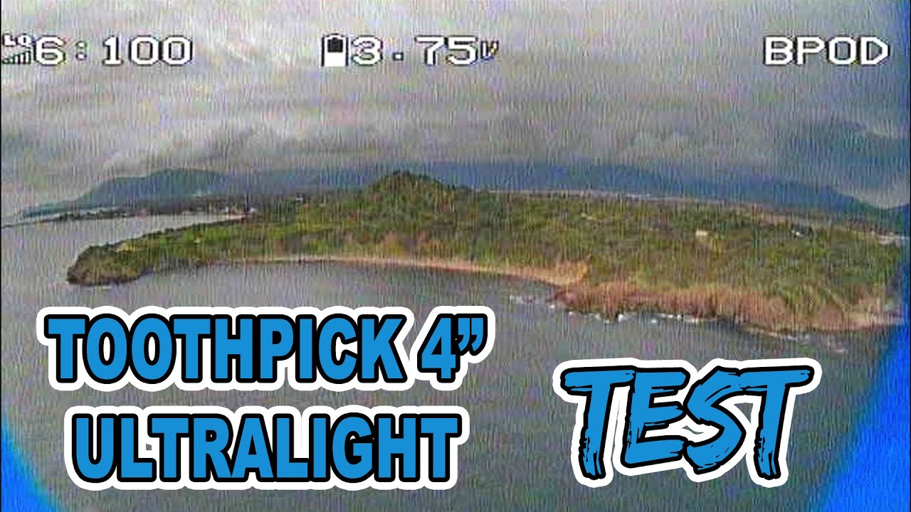 Come costruire un Drone Toothpick Ultraleggero - Parte 3 Test Volo