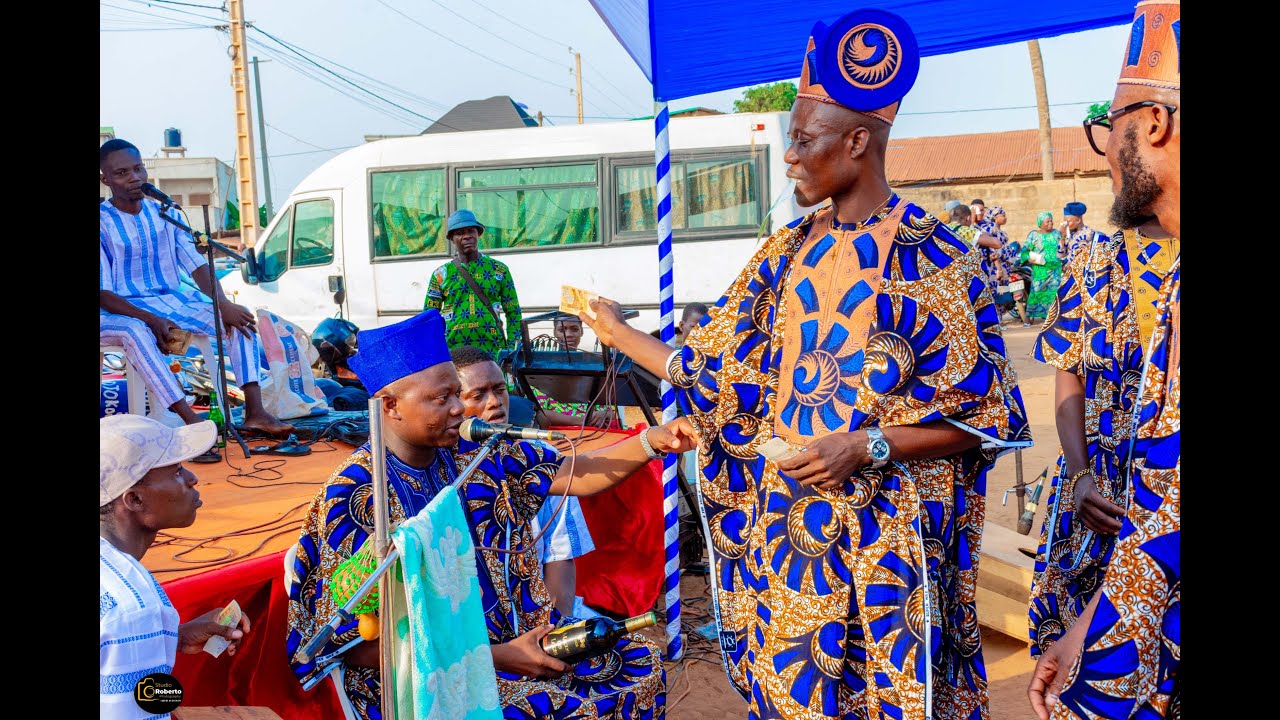 Aziza  Tchégnon Aliase BABA DAHO 2 en live  chez  Mr MENAGBO Ludovic  à Ab Calavi  St  Louis