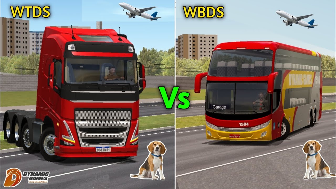 World bus driving simulator vs World truck driving simulator | Aleem Asad
