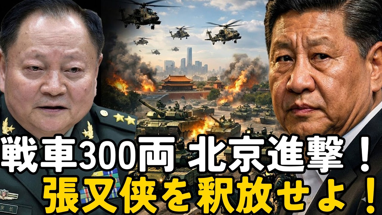 🚨【緊急速報】戦車300両が北京へ進撃！西北派が最後通牒、張又侠の奪還を決行か！？