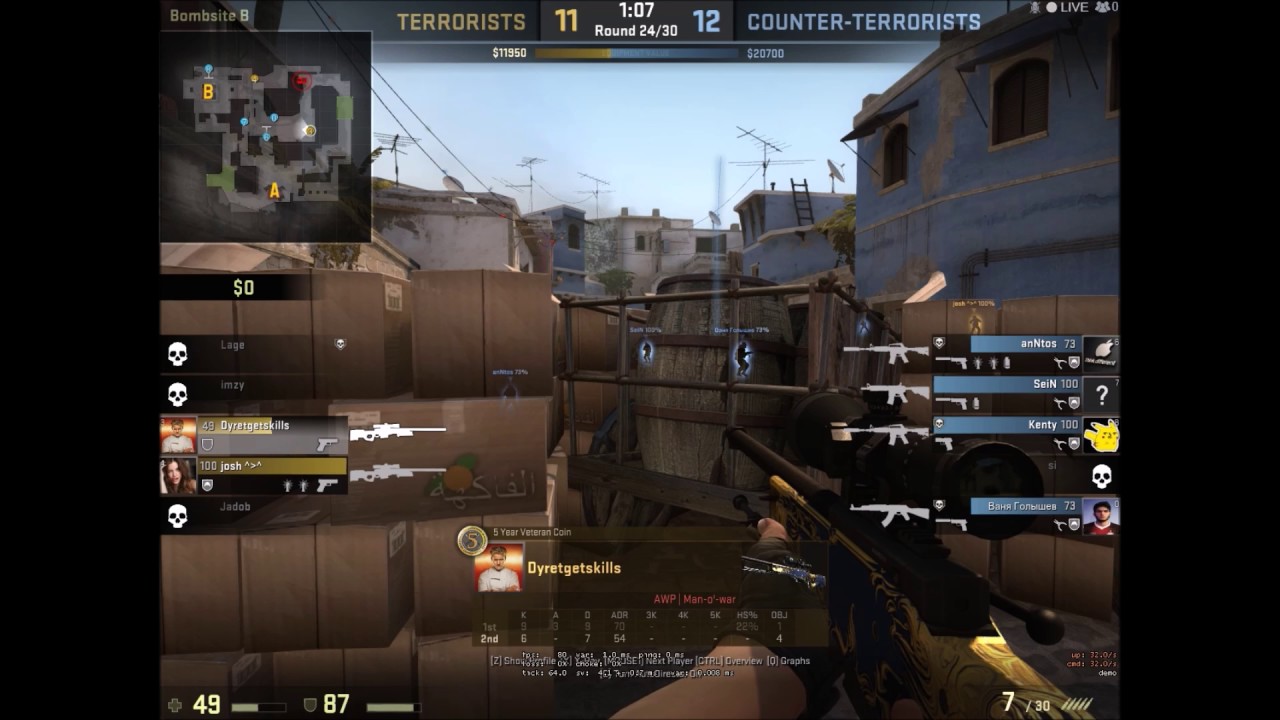 Mirage amazingly fast AWP 3k - the new S1mple