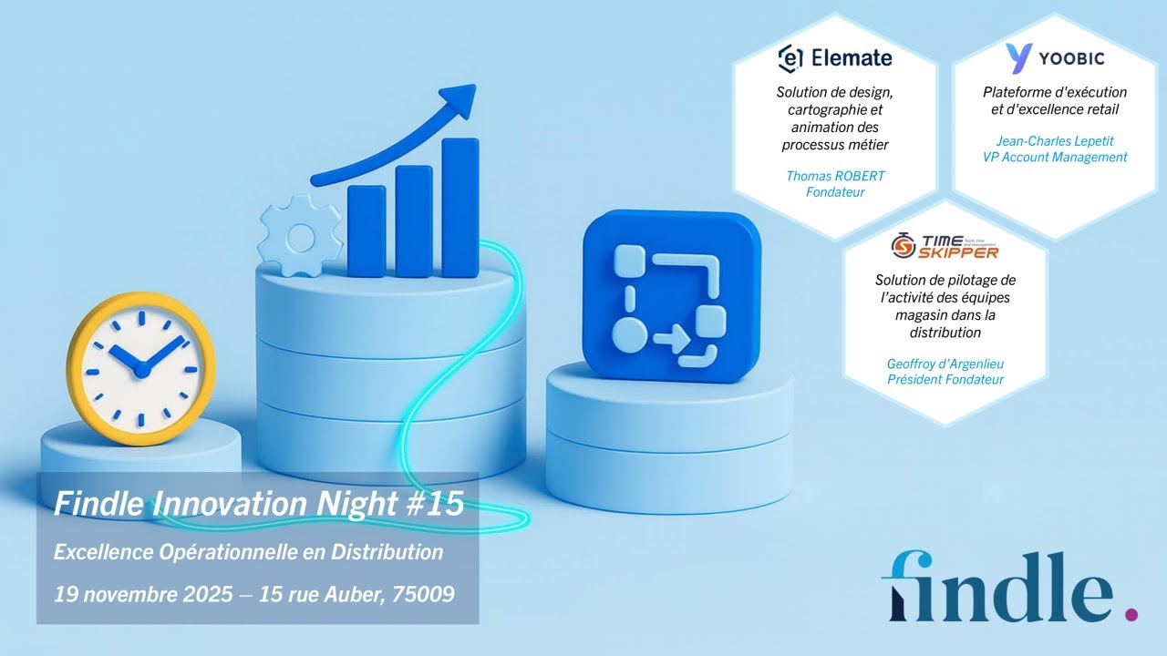Findle Innovation Night – Excellence opérationnelle en distribution