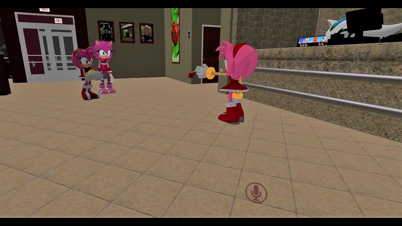 Spicy Archie Amy meets Boom Amy Modern Amy feat. Spicy Sonic and other friends| vrchat