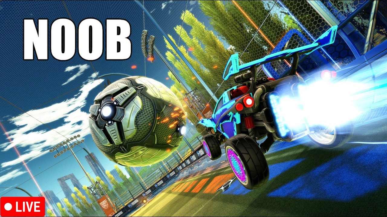 Rocket League Noob Tries To Not Suck! Day #4 LIVE!
