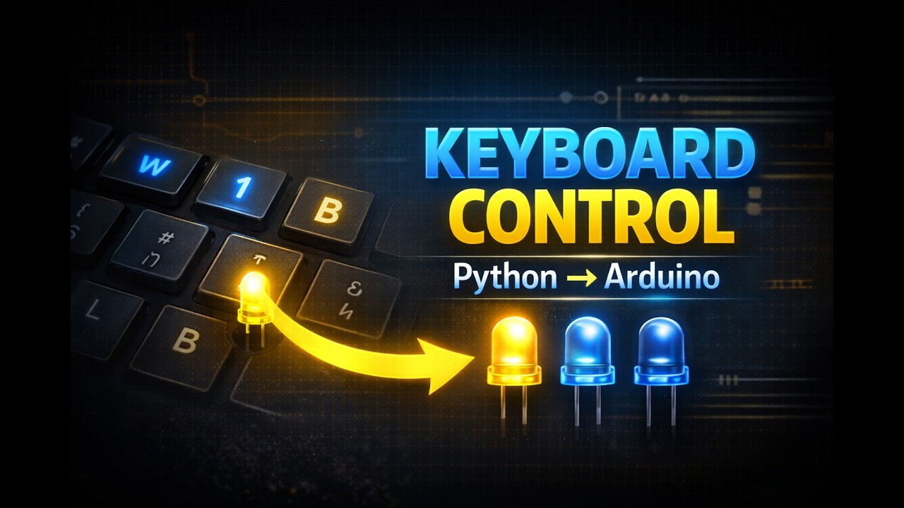 Lesson 3 | Control Arduino with Keyboard Using Python | Interactive LED Controller