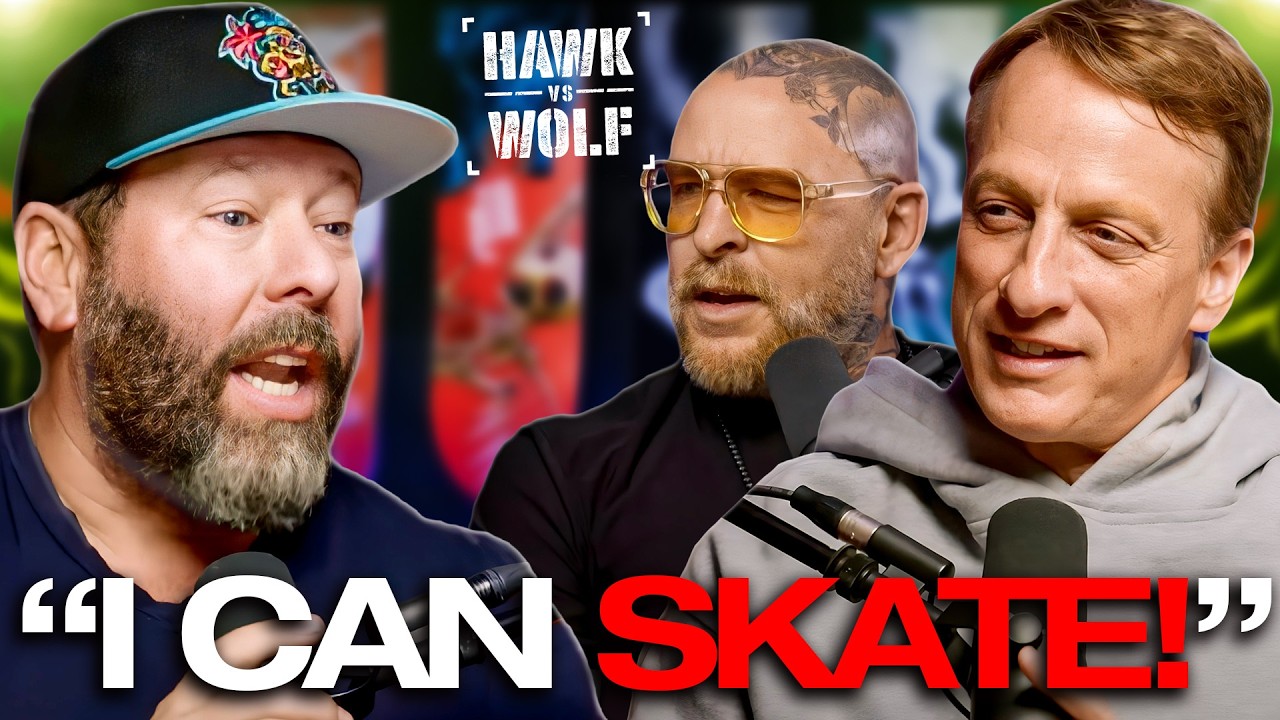 Bert Kreischer Gives Skating Advice to Tony Hawk and Jason Ellis?!