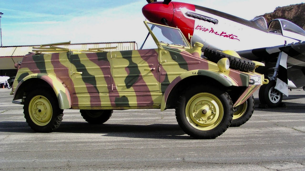 1943 VW Kübelwagen Type 82 - Оригинальный кузов времён Второй мировой войны - Porsche - Редкий не...