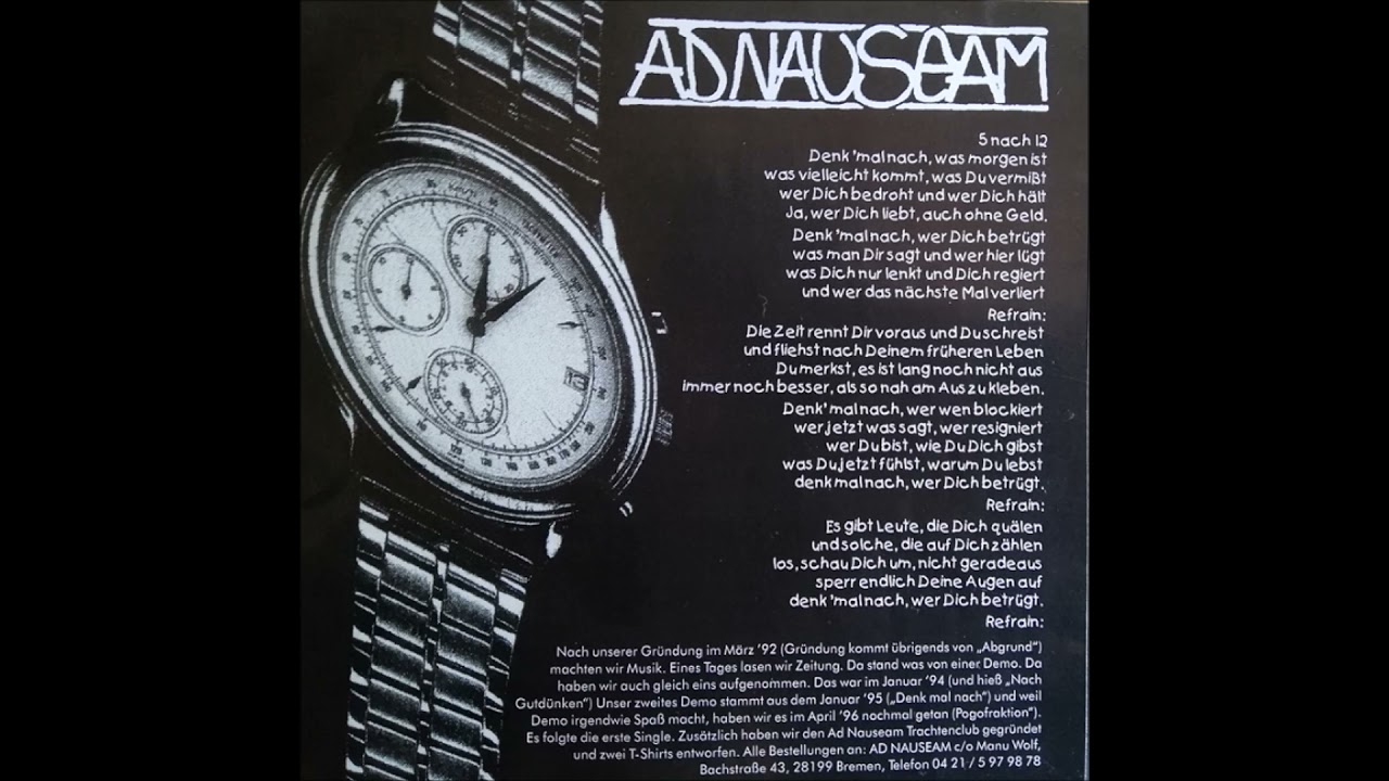 Ad Nauseam - 5 nach 12