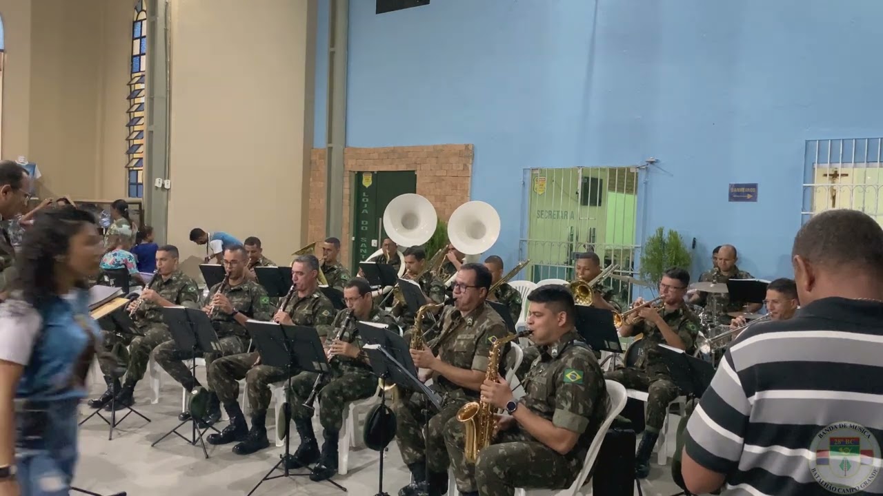 Aquarela do Brasil - Banda de Música do 28º BC - Festa de Nossa Senhora Aparecida