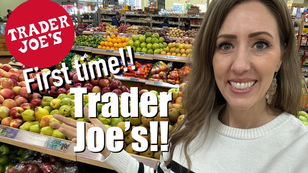 FIRST TIME at✨TRADER JOE’S✨ || SHOP with Me + TASTE TEST Favorite ✨Trader Joe✨ items!!