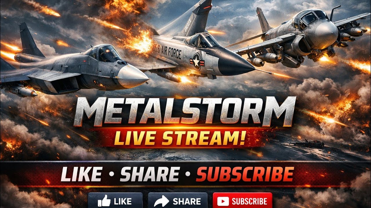 METALSTORM Air Combat LIVE 🚀 | Deadliest Fighter Jets Dogfight | F-106 | A-6 Intruder