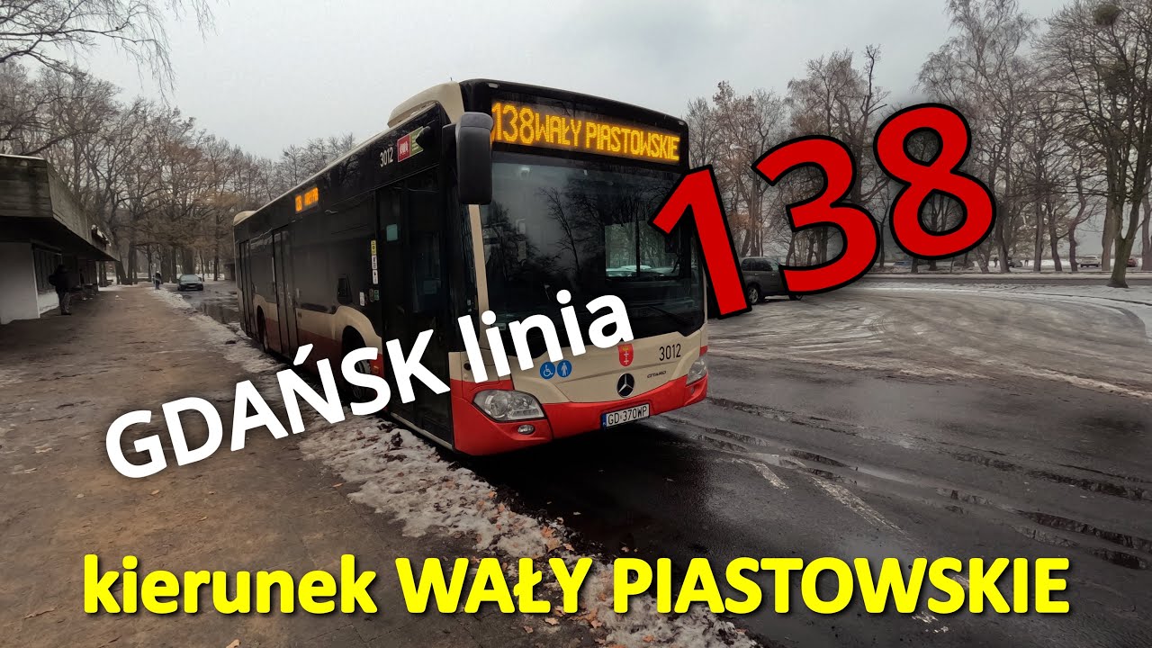 GDAŃSK linia 138 kierunek WAŁY PIASTOWSKIE
