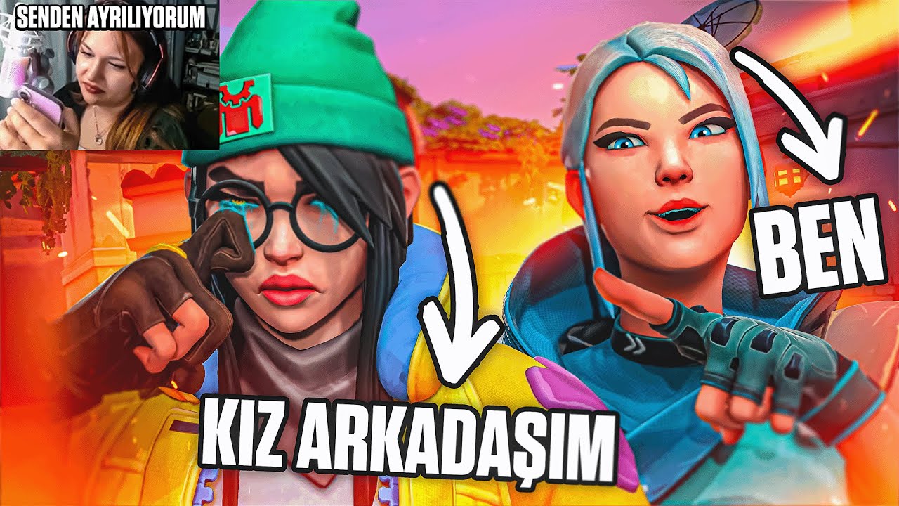 SEVGİLİMİ RANK MAÇINDA YAYINDAYKEN TROLLEDİM! | Valorant