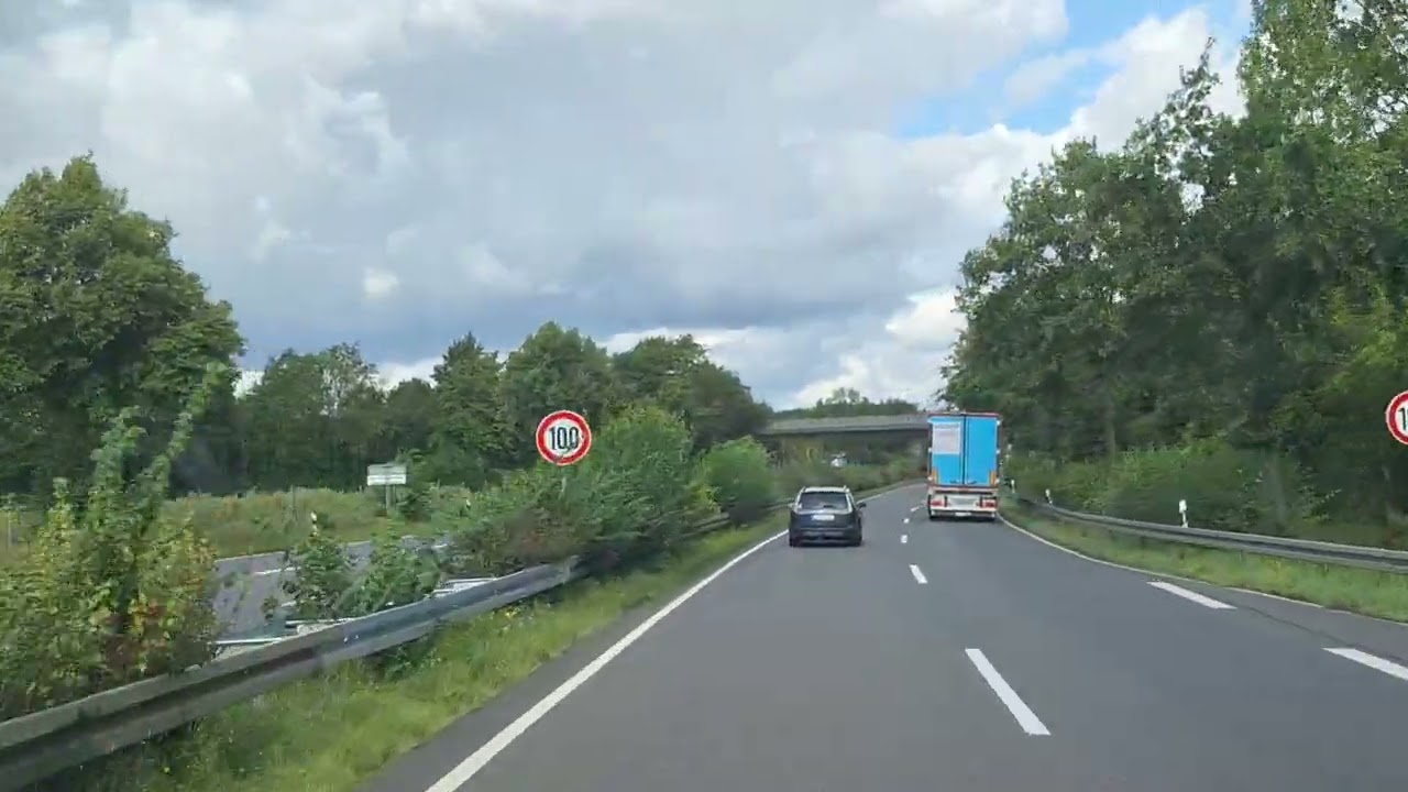 Fahrt von Garbsen nach Neustadt am Rübenberge in Niedersachsen in Deutschland
