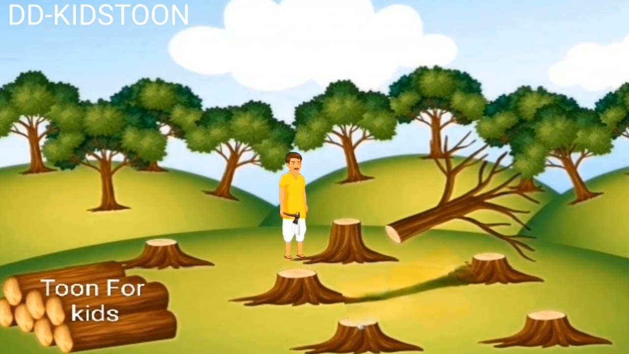 लकड़हारा और जादुई पेड़ । रोचक कहानियां ।मजेदार कहानियां । Hindi kahani ।