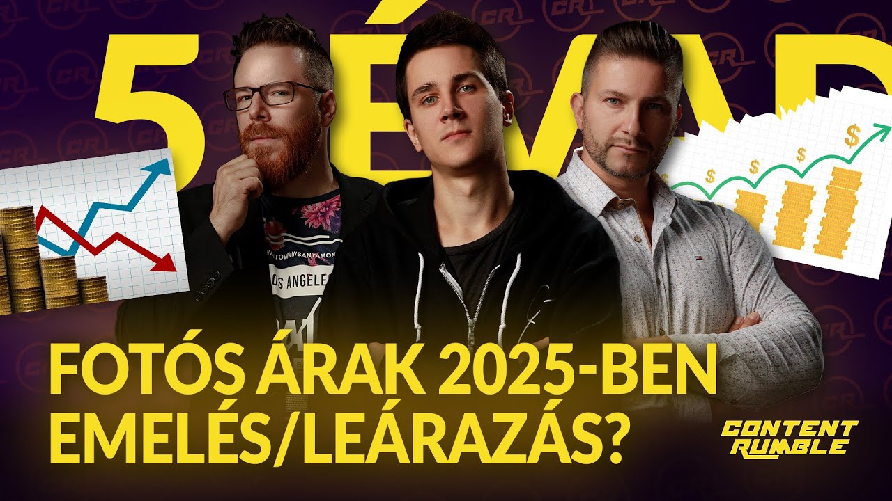 Fotós árak 2025-ben | Content Rumble podcast S05E18