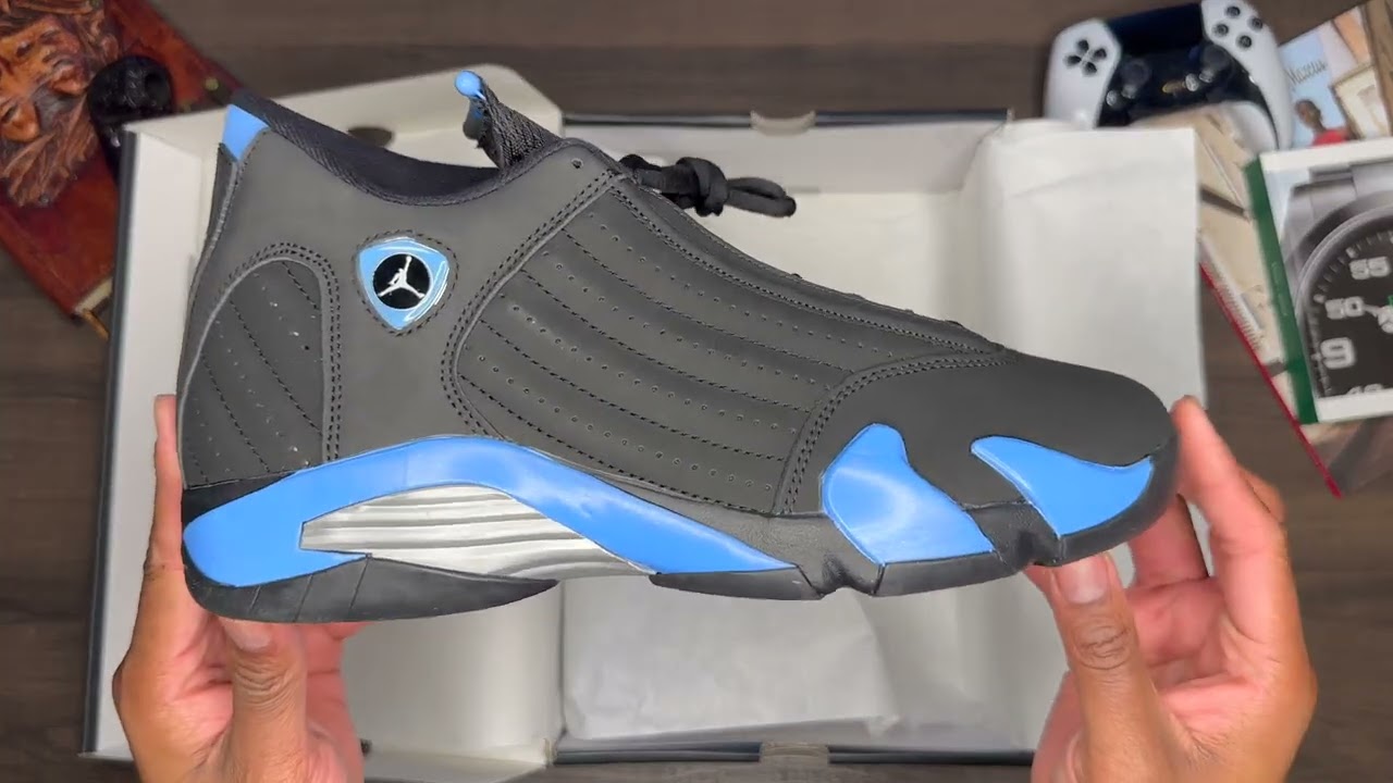 Обзор Air Jordan 14 University Blue