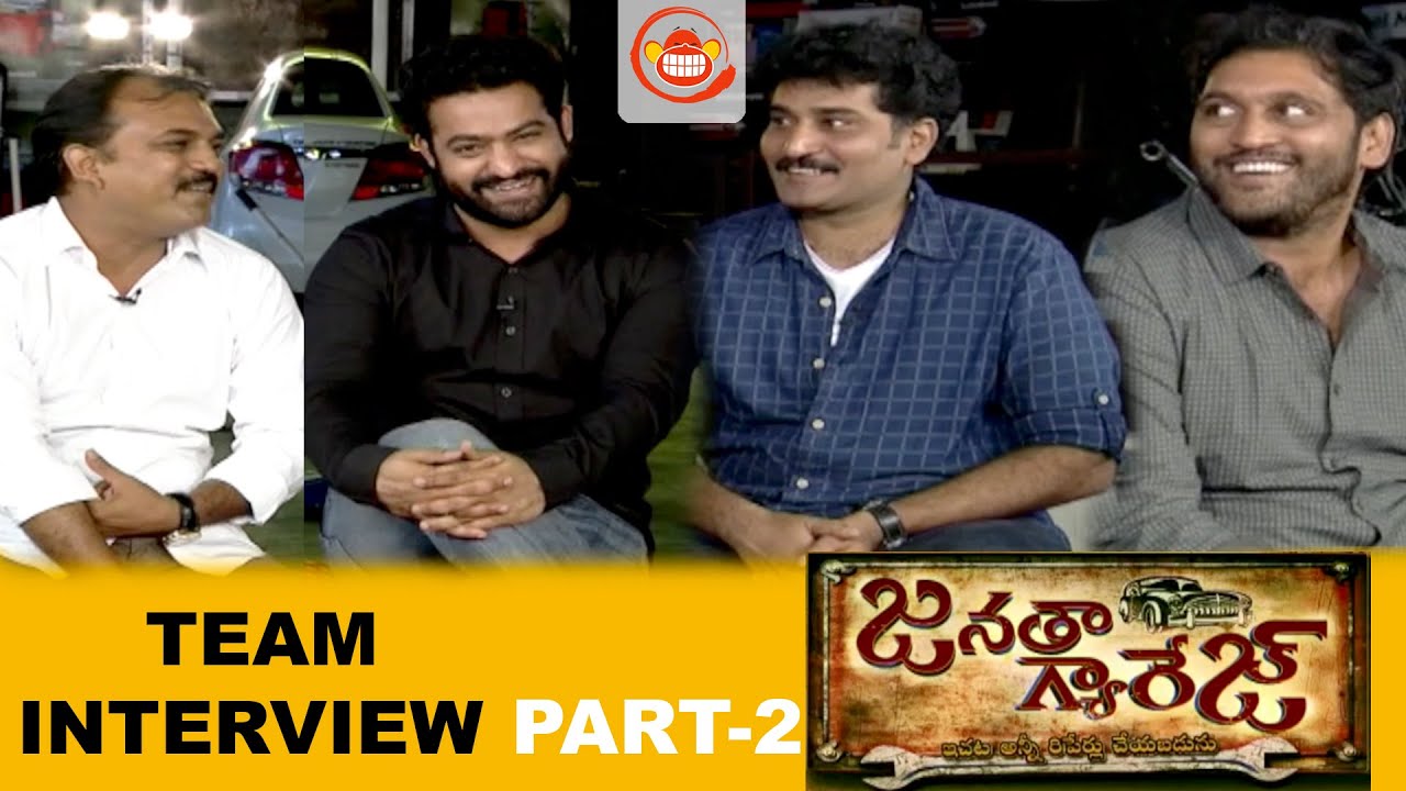 Janatha Garage Team Interview Part 2 - NTR, Mohanlal, Samantha, Nithya Menen, Koratala Siva