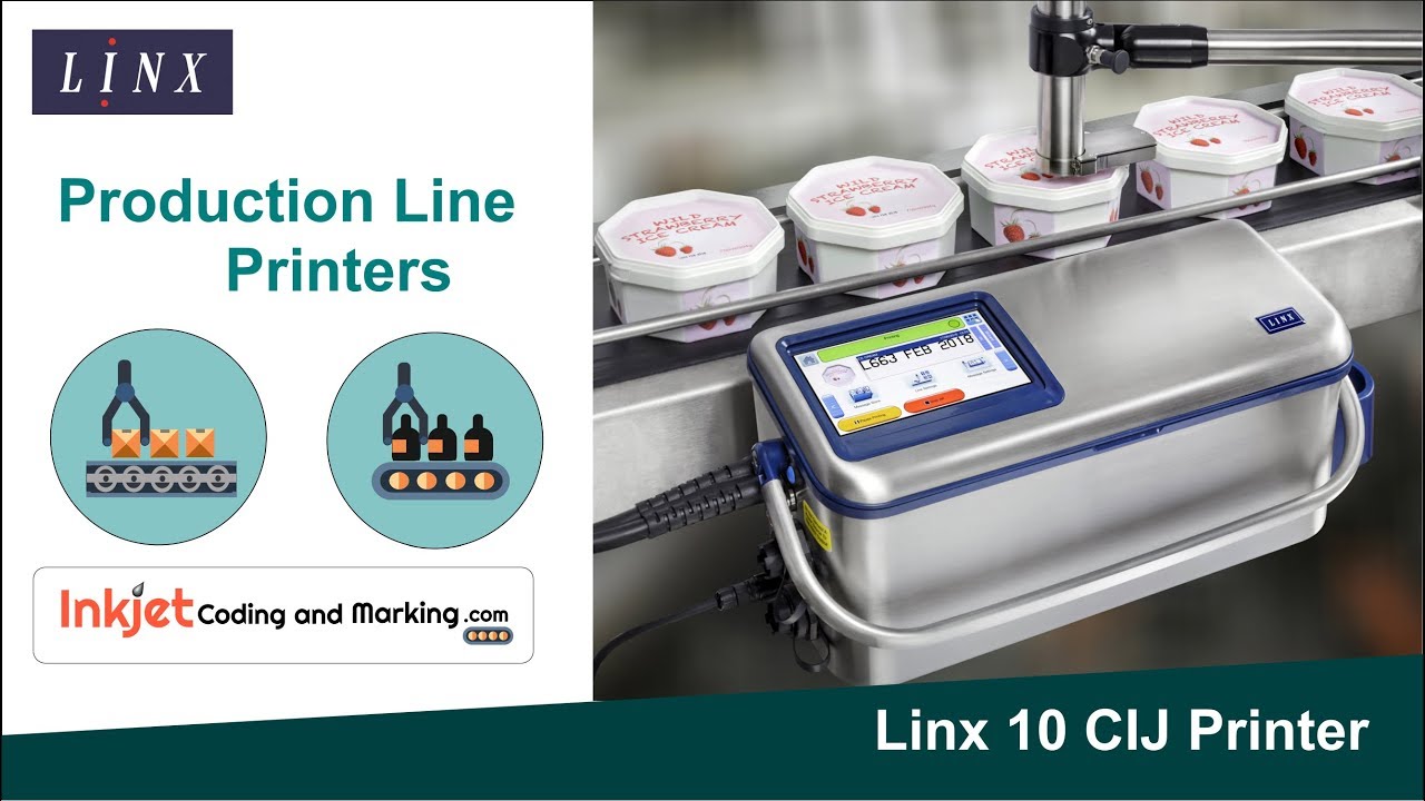 Continuous Inkjet Production Line Printers - Food and Product Packaging Coding and Marking