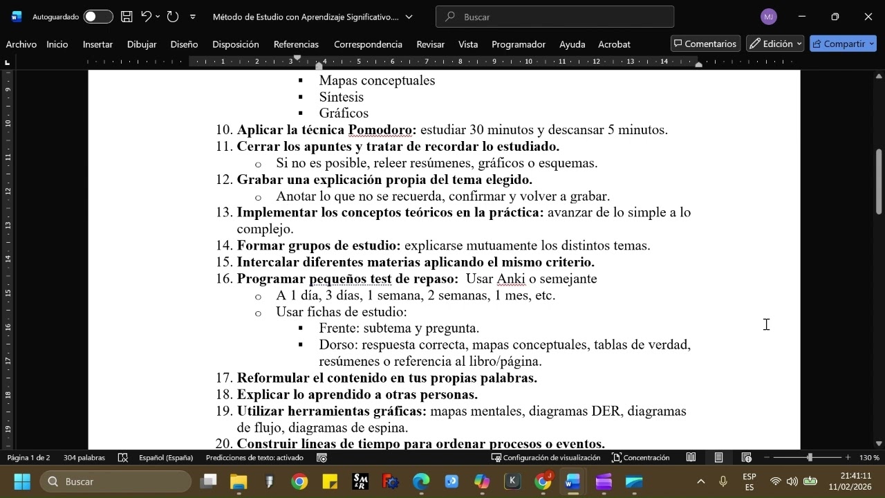 Técnicas de Estudio Parte 2