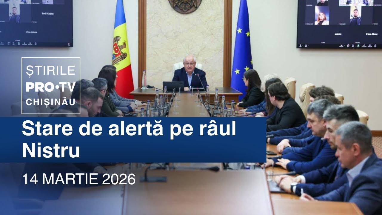 Știrile PRO TV (ORA 20:00) | STARE DE ALERTĂ PE RÂUL NISTRU | Moldova