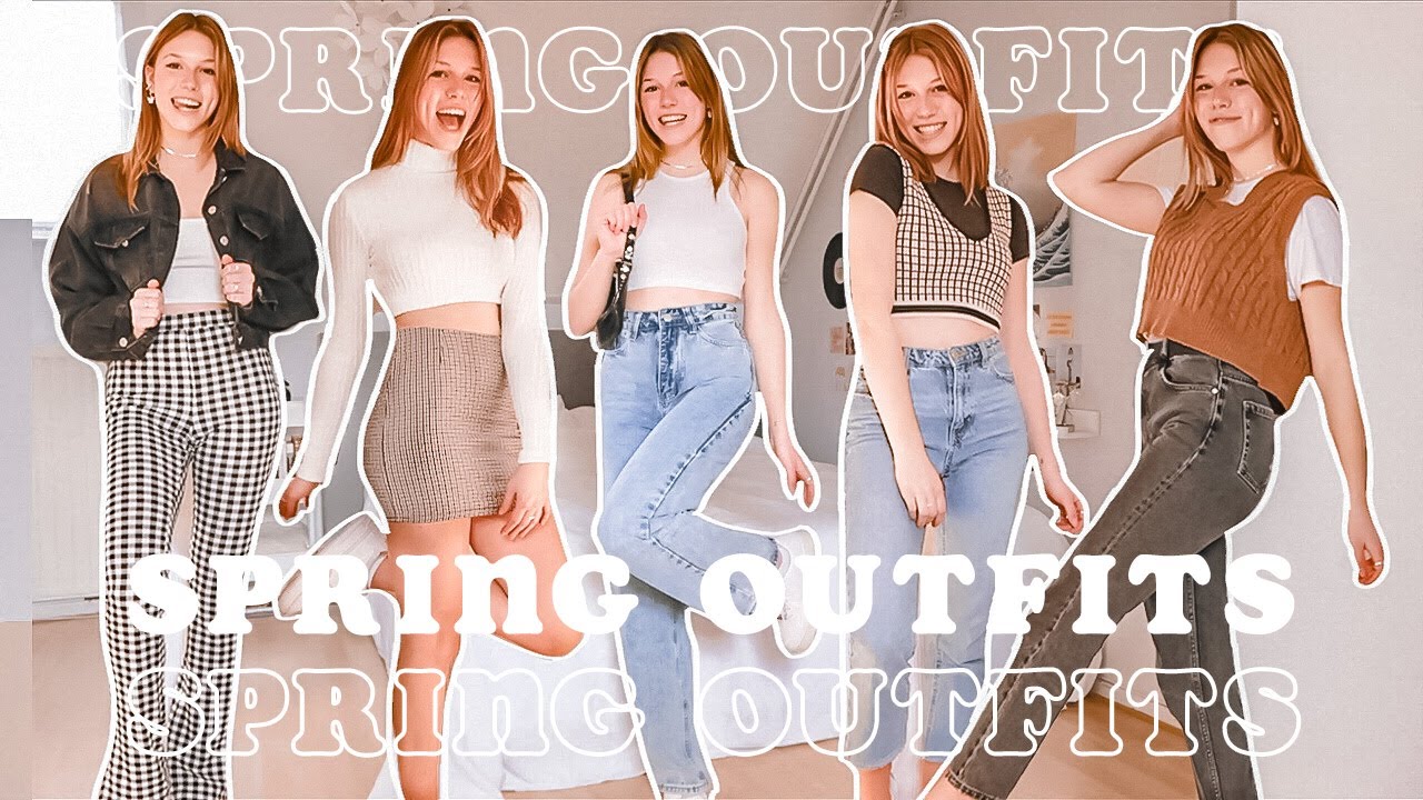 spring outfits 2021 🌸 *cute spring lookbook aesthetic*