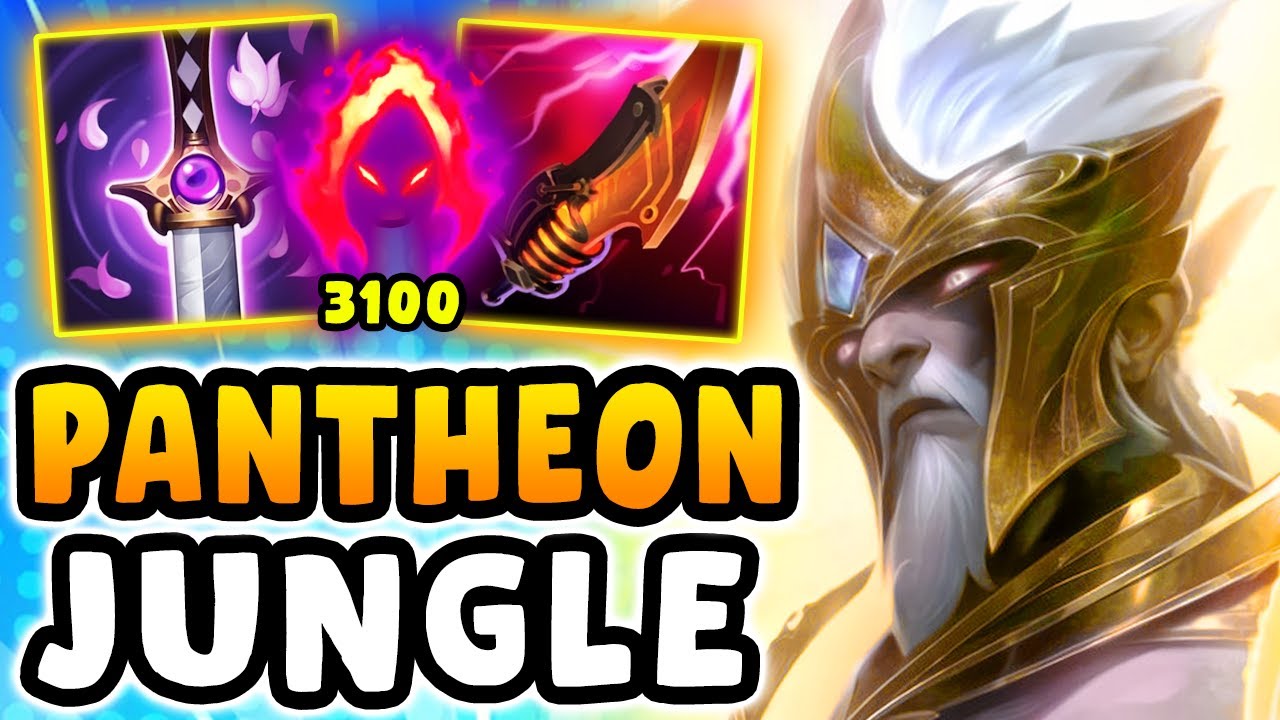MAX LETHALITY PANTHEON JUNGLE IS A MONSTER (ridiculous 1-shots, most damage)