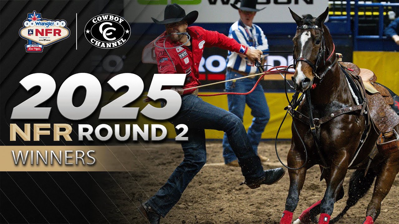 Победители второго раунда NFR 2025 🏆 Рокер Штайнер, Стетсон Райт, Хейли Кинсел и другие | Cowboy ...