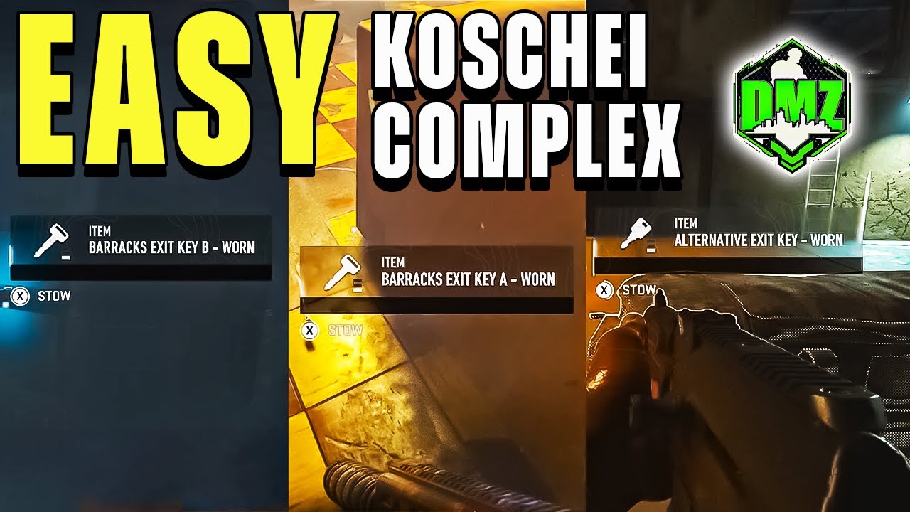 SECRET Koschei Complex Entrance and Keys - EASY DMZ Guide