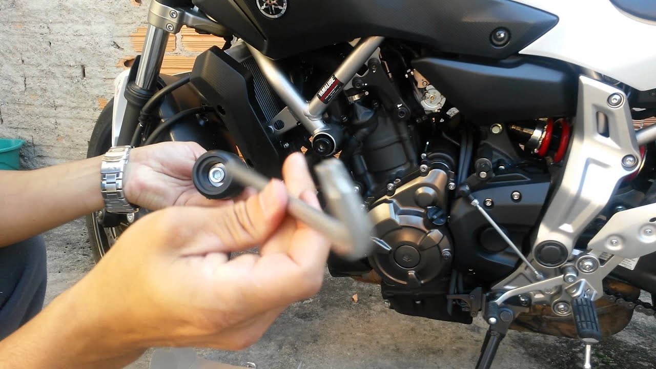 Instalando slider na mt07