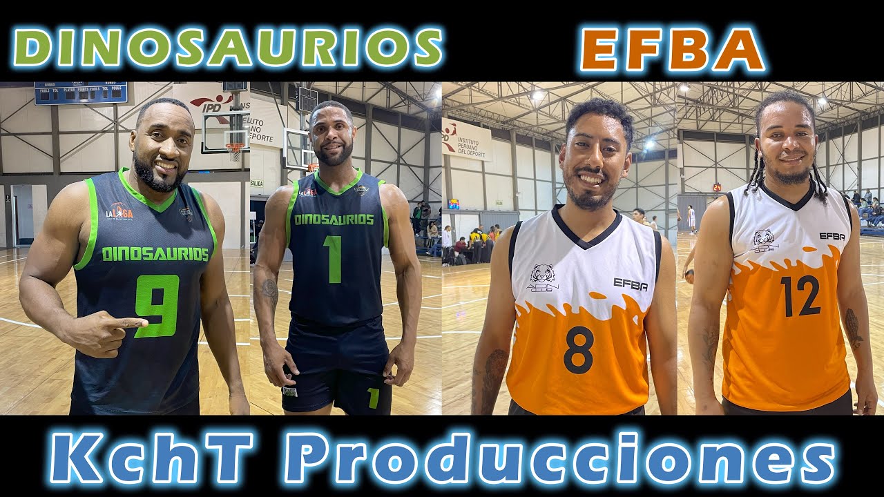EFBA vs Dinosaurios| La Liga de Basket de Lima | 3° Fecha | 4K 60fps
