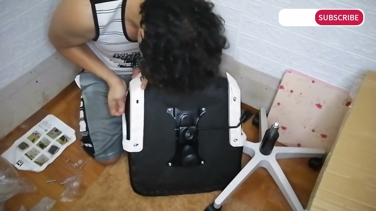 Assembling Korean Computer Chair | Ergonomics Office Chair High Back Adjustable Armrest Easy