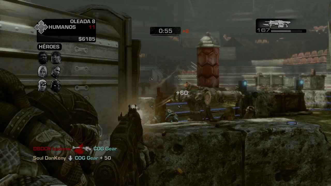 Gears of War 3 Modo Bestia en Trashball / ¡Vayan por ellos! :v / Gameplay HD