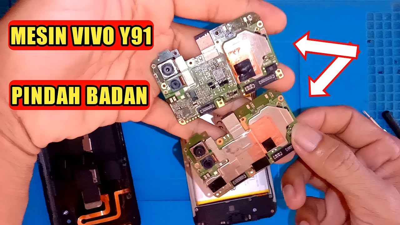 Ganti mesin vivo y91 mesin pindah badan Bongkar HP Vivo Y91 Y93 Y95 Y91c,#tutorial #teknisi