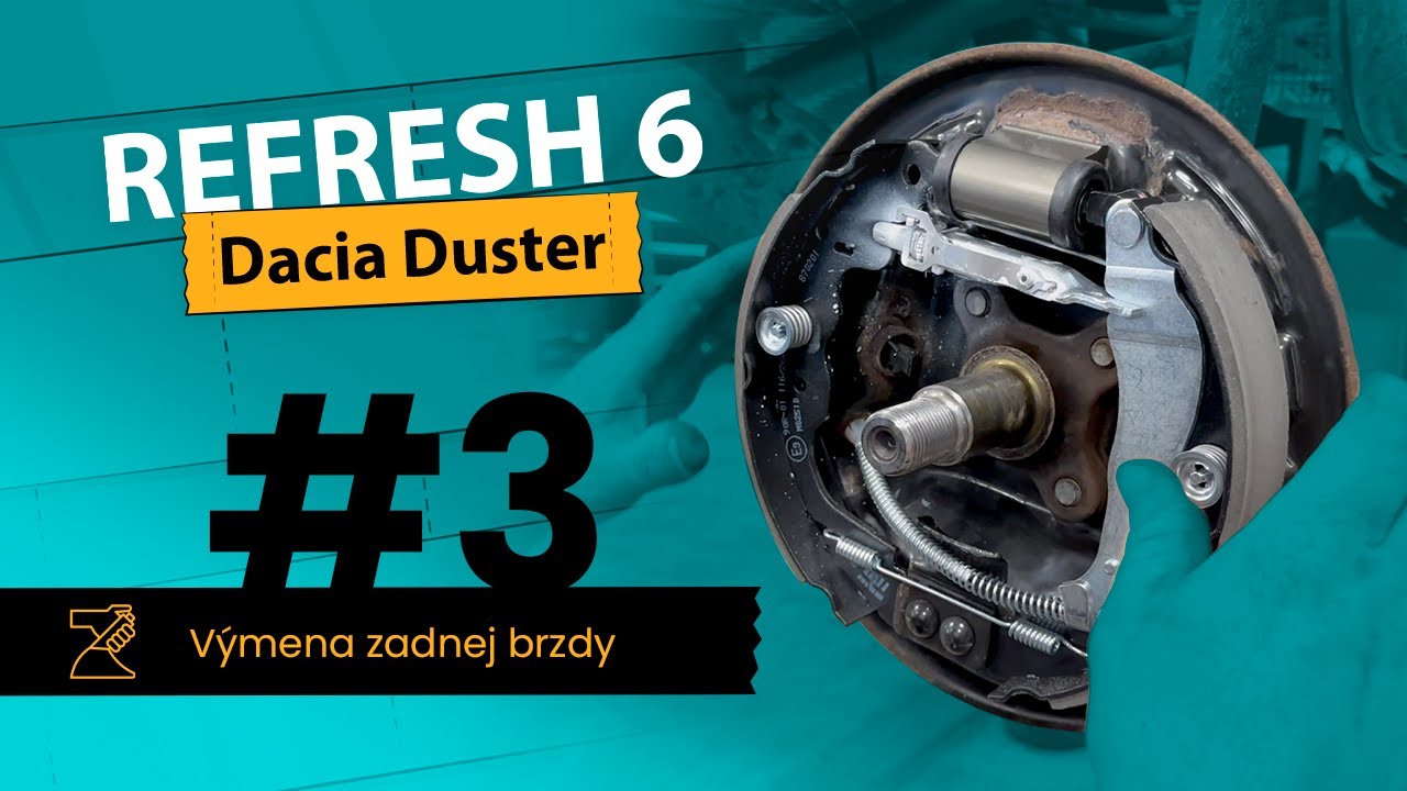 Ako vymeniť zadné bubnové brzdy - Dacia Duster - REFRESH 6 - #3