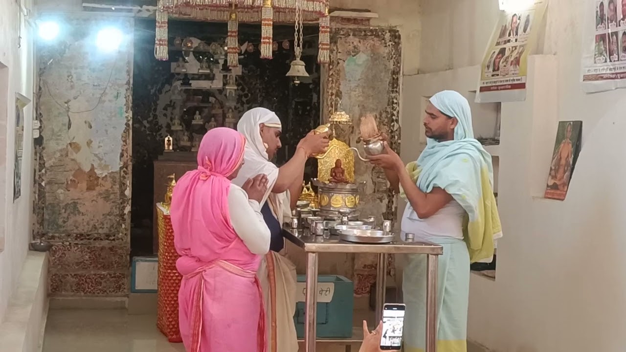 भक्तामर महामणडल विधान पर शांति धारा 