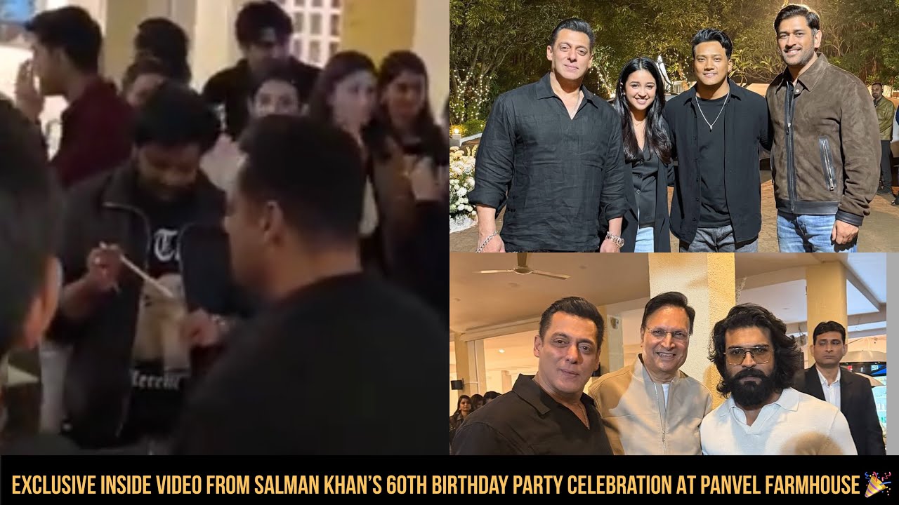 Exclusive Inside Video From Salman Khan&rsquo;s 60th Birthday Party Celebration At Panvel Farmhouse 🎉