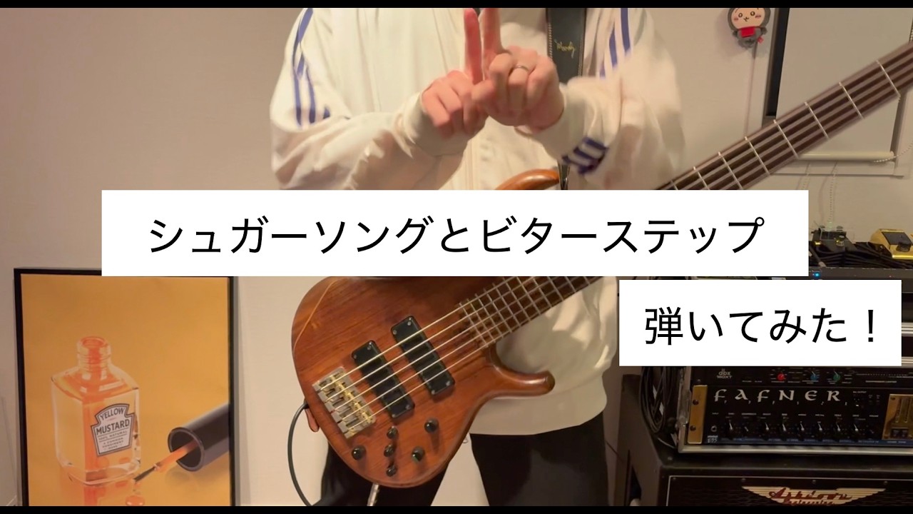 シュガーソングとビターステップ / UNISON SQUARE GARDEN【ベース弾いてみた】血界戦線 ED